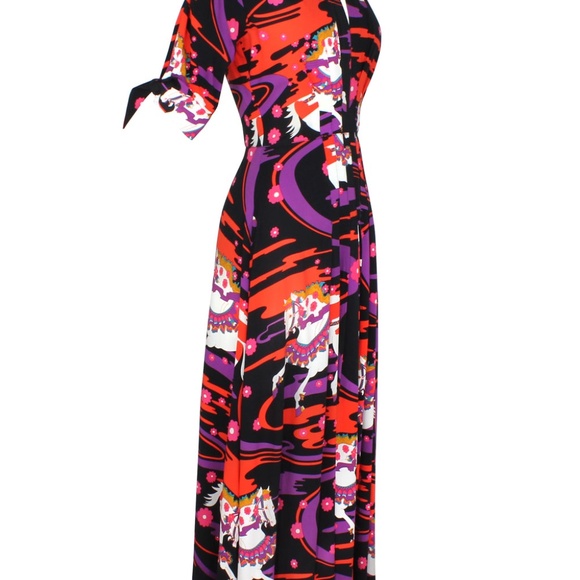 Trashy Diana by Candice Gwinn TIE  SLEEVE JENNY LONG DRESS  NWT size 2 - Picture 4 of 11